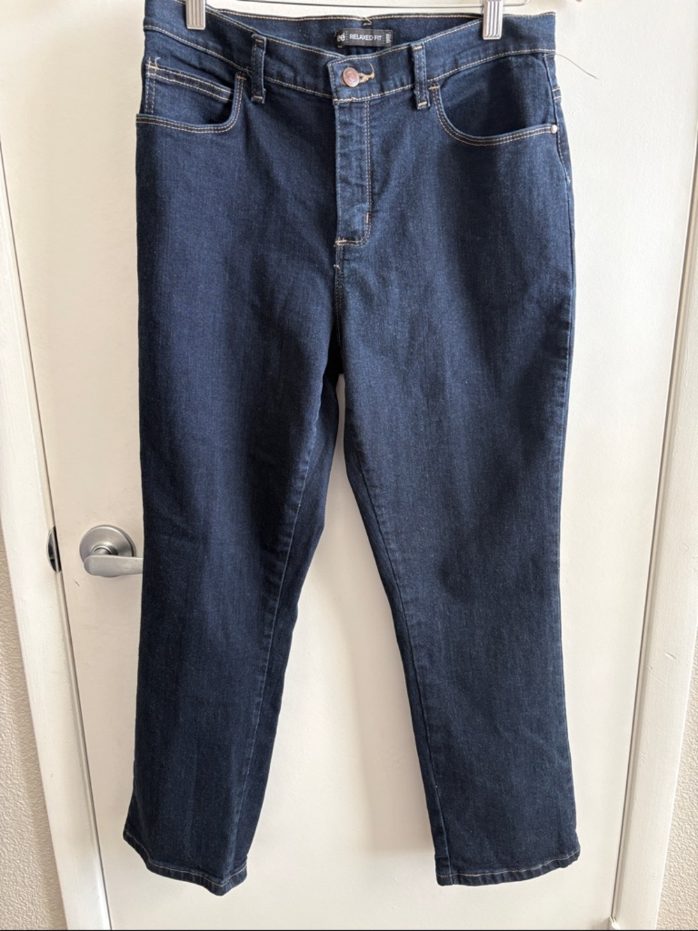 NWOT Lee Relaxed Fit Preppy Women’s Jeans in Dark Blue SZ 8P